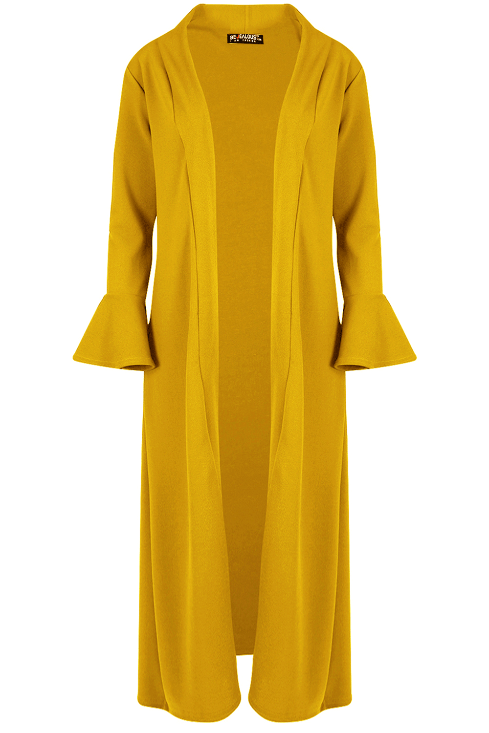 Amber Frill Trim Long Sleeve Maxi Jacket