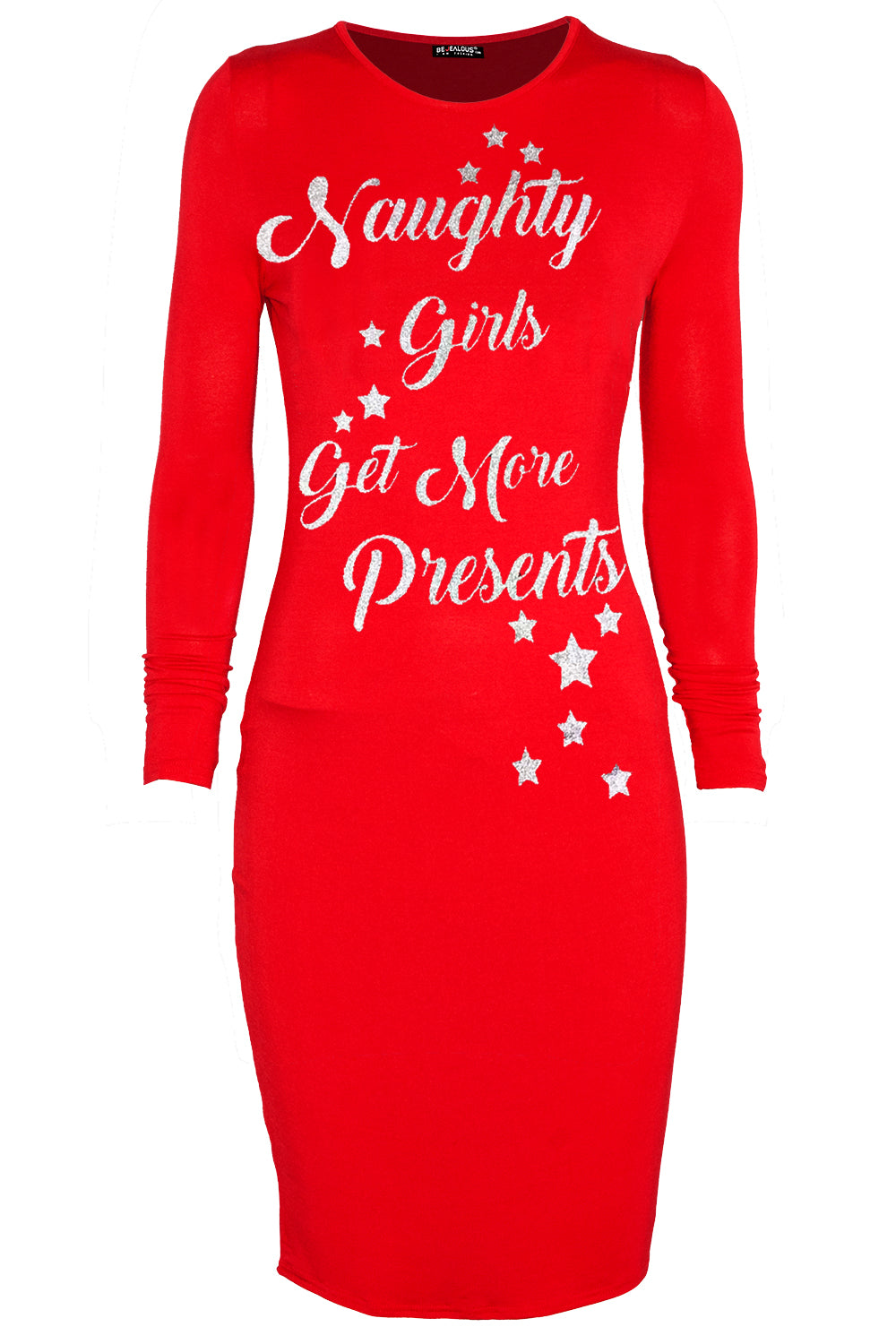 Lily Naughty Girls Get More Presents Christmas Bodycon Dress