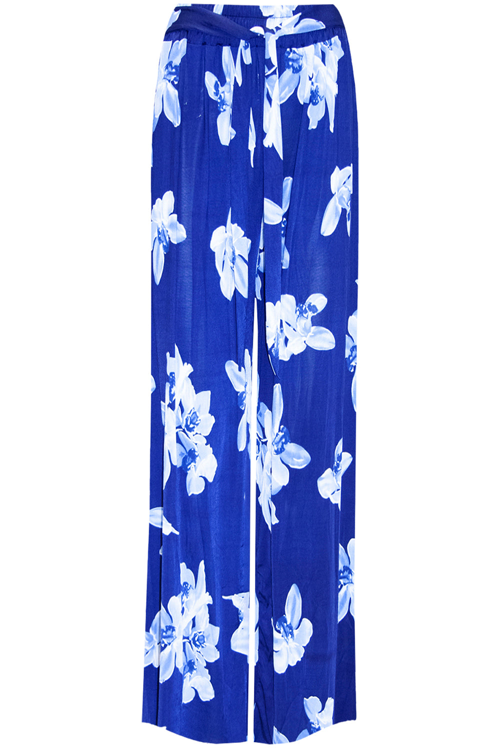Emily Floral Print Wide Leg Palazzo Pants