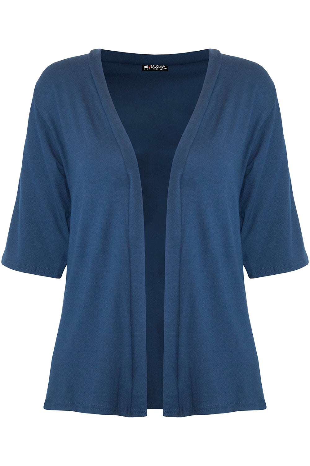 Mia Open Front 3/4 Sleeve Cardigan