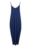 Lola Strappy Draped Jersey Maxi Dress