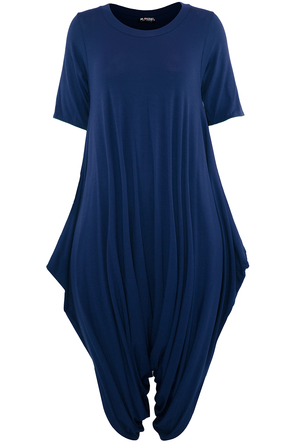 Lauren Draped Hareem Romper Jumpsuit