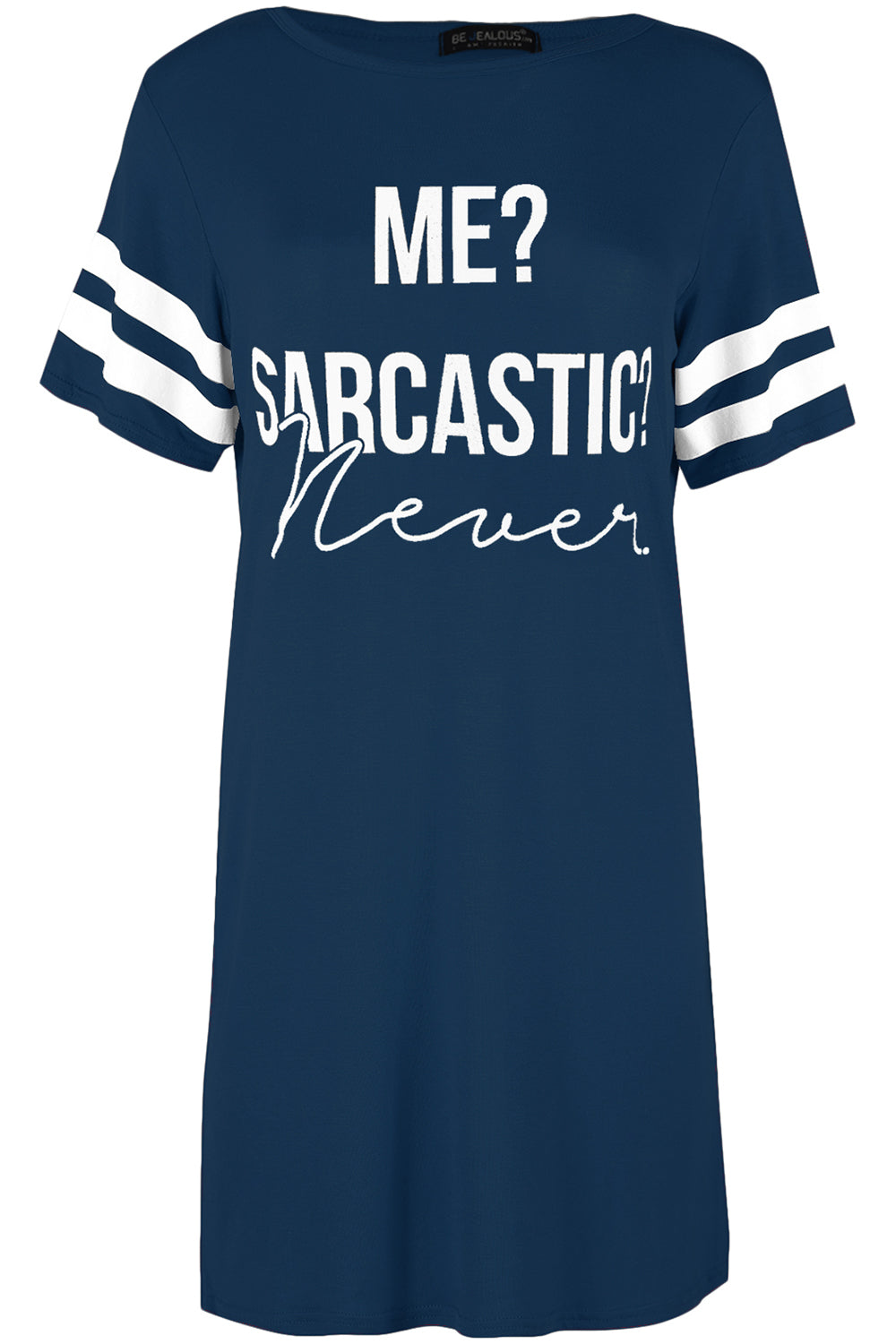 Monochrome Me Sarcastic Never Nightie