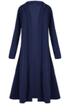Grace Long Sleeve Open Front Midi Jacket