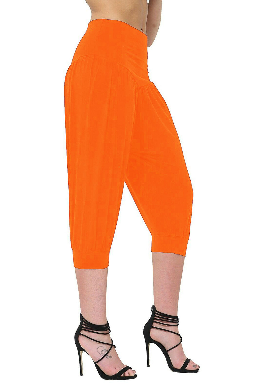 Lola 3/4 Length Ali Baba Plain Harem Pants