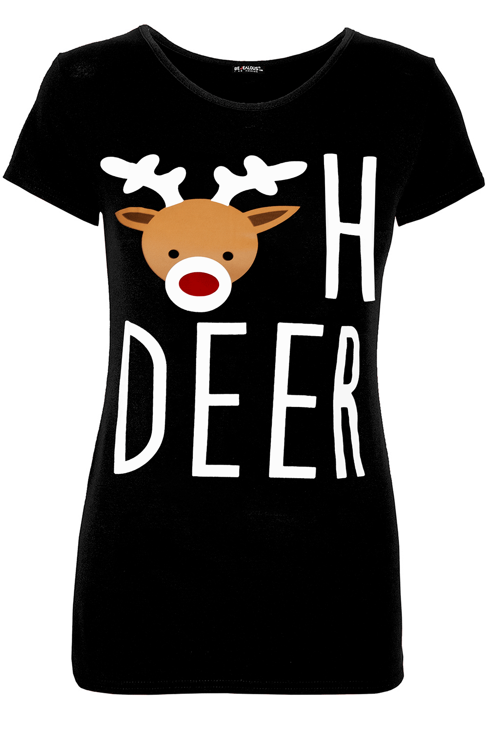 Mila Christmas Baby Head Oh Deer T-Shirt