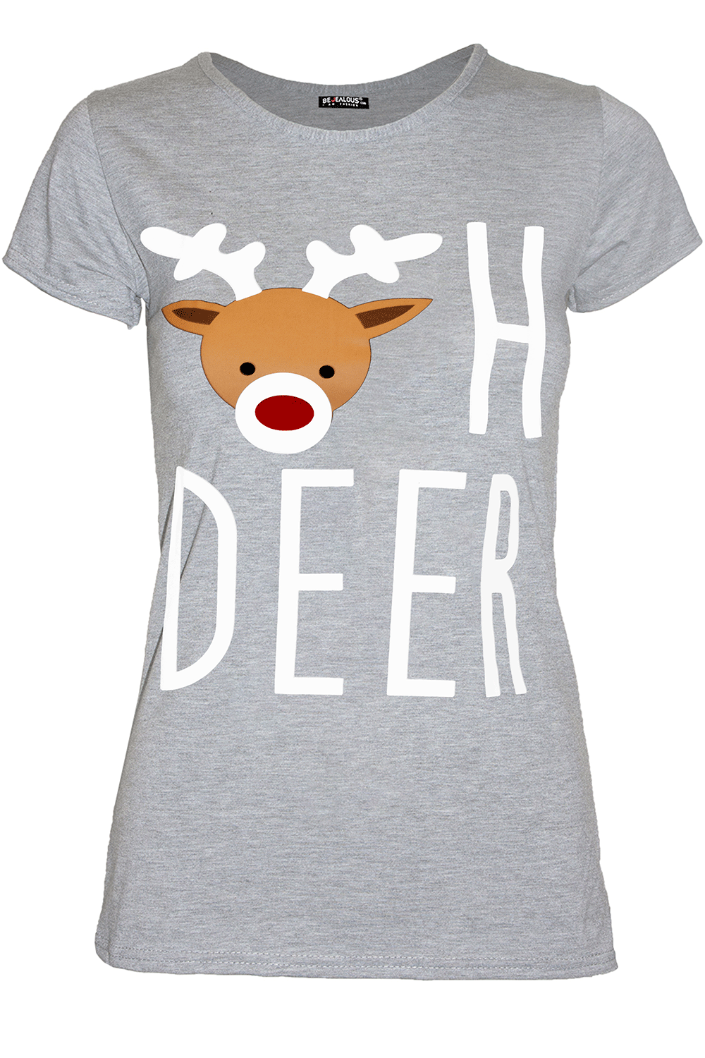 Mila Christmas Baby Head Oh Deer T-Shirt