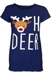Mila Christmas Baby Head Oh Deer T-Shirt