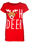 Mila Christmas Baby Head Oh Deer T-Shirt