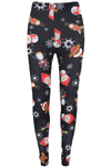 Isla Santa Christmas Reindeer Snowman Leggings