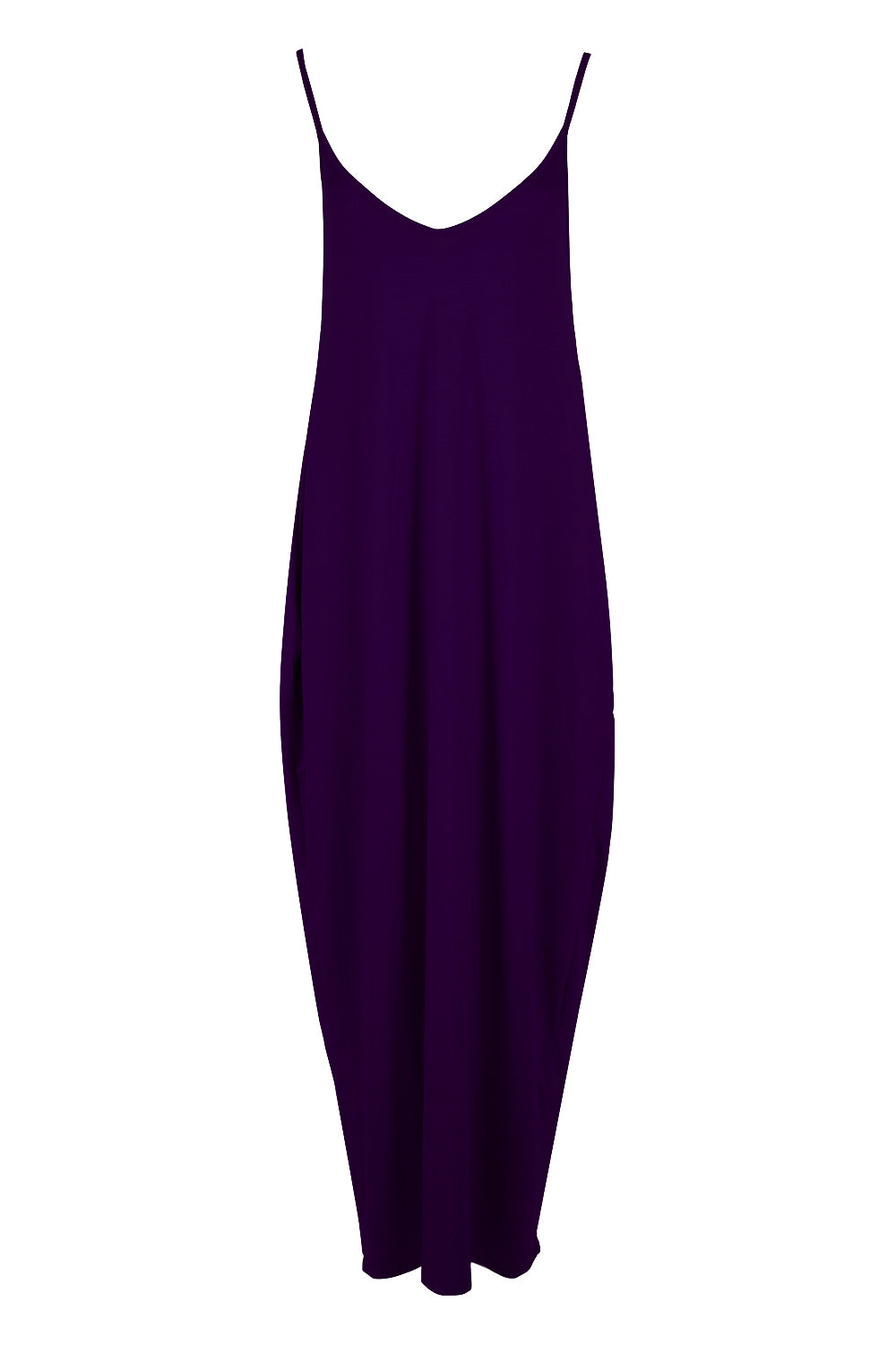 Lola Strappy Draped Jersey Maxi Dress