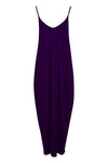 Lola Strappy Draped Jersey Maxi Dress