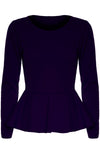 Aria Frill Long Sleeve Mini Dress Top