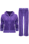 Callie Faux Velvet Lounge Wear Set