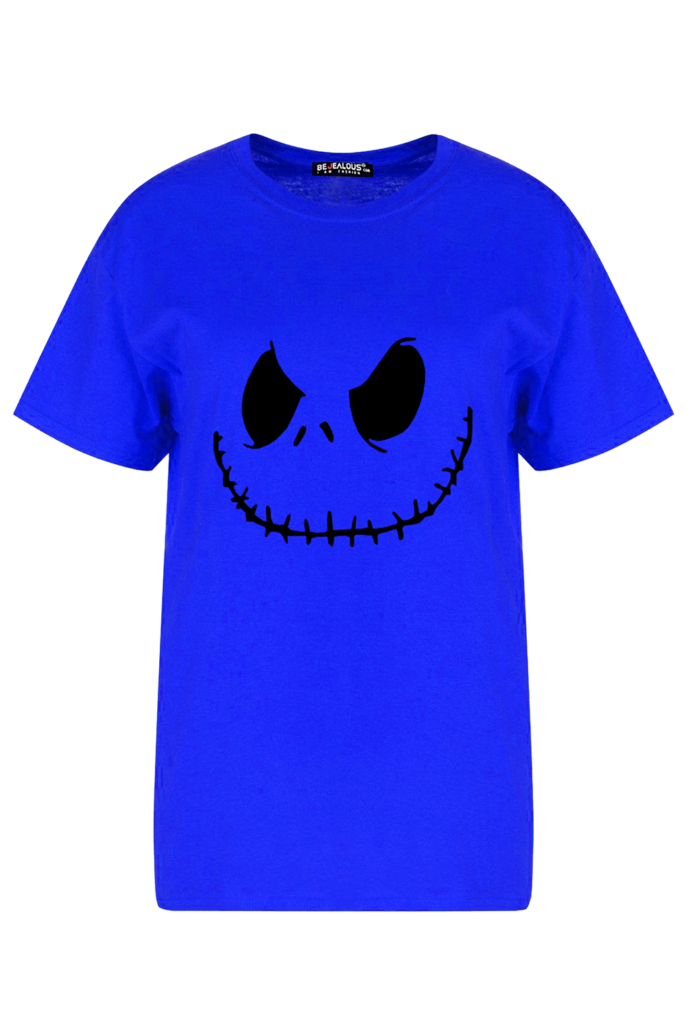 Daisy Halloween Scary Face Print T-Shirt
