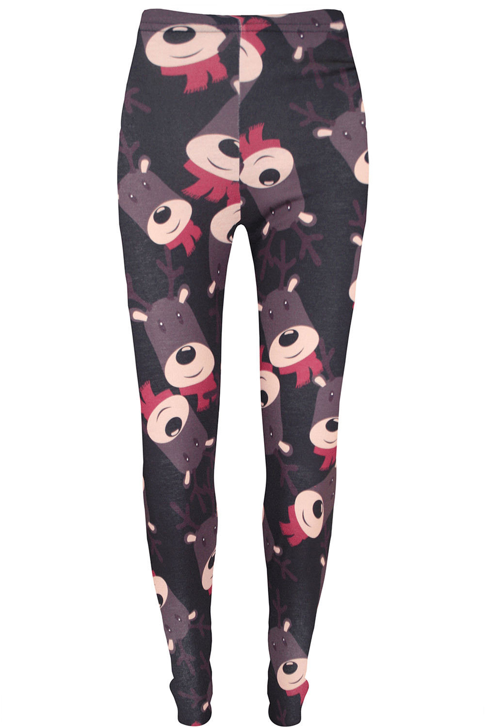 Isla Santa Christmas Reindeer Snowman Leggings