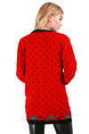 Long Sleeve Christmas Penguin Oversized Knitted Jumper