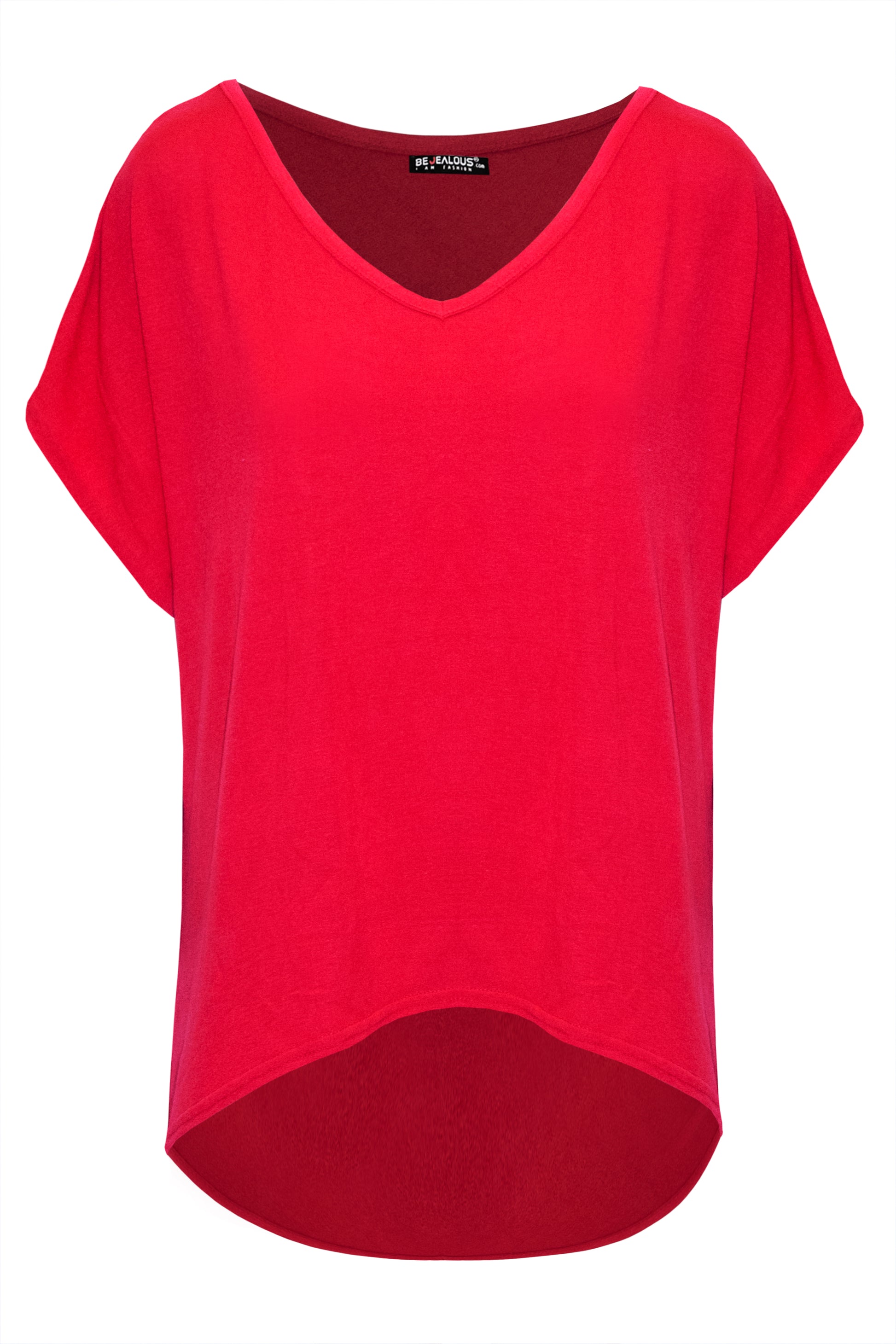 Aria HiLo Baggy V Neck Casual T Shirt