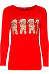 Ava Christmas Gingerbread Hat Long Sleeve T Shirt