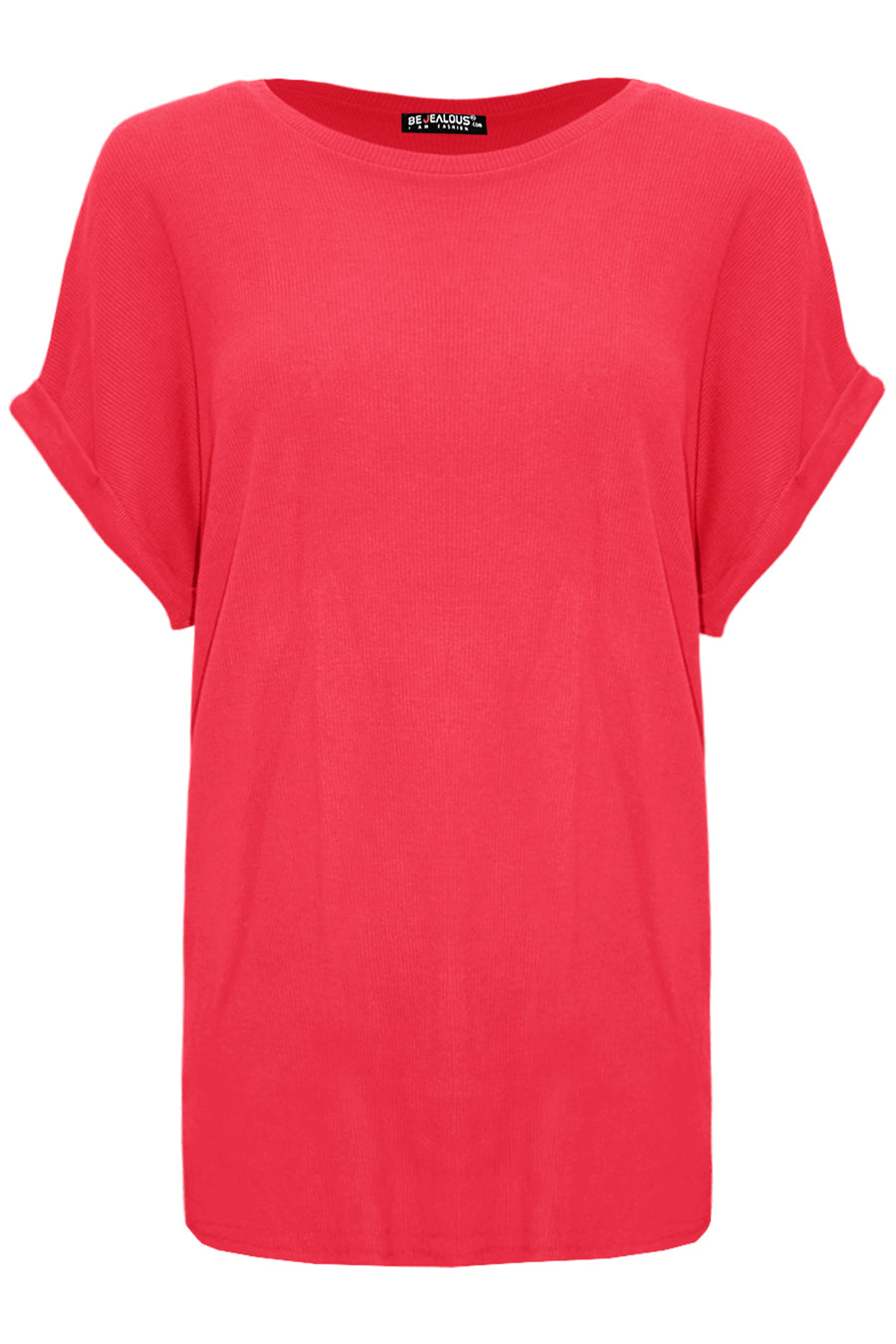 Lucy Plain Baggy Casual Basic T Shirt Top