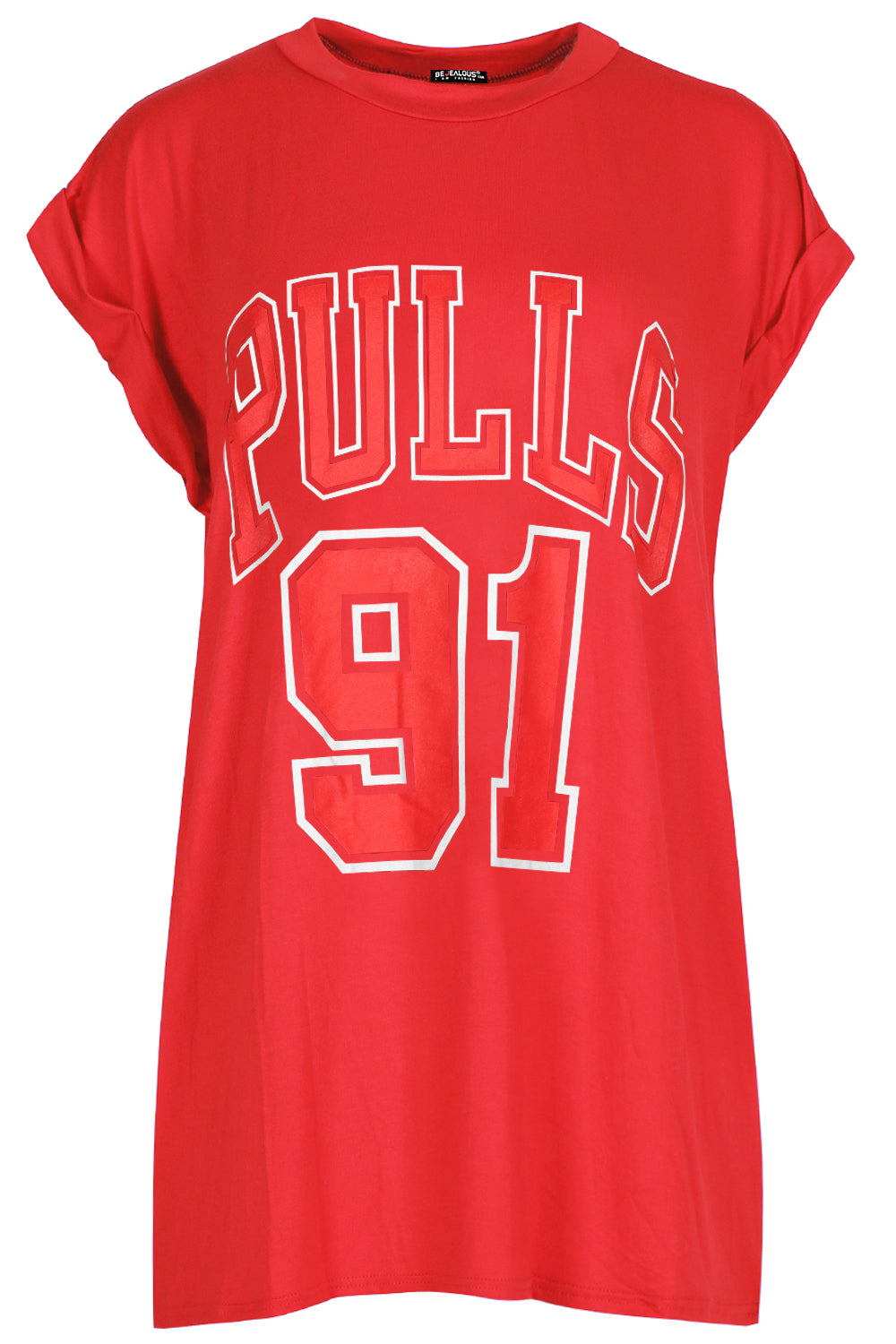 Mia PULLS 91 Printed Baggy Basic T Shirt