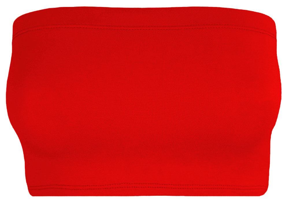Lizzi Bandeau Basic Jersey Crop Top