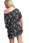 Mia Gift Tree Bells Christmas Baggy T Shirt