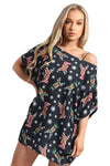 Mia Gift Tree Bells Christmas Baggy T Shirt
