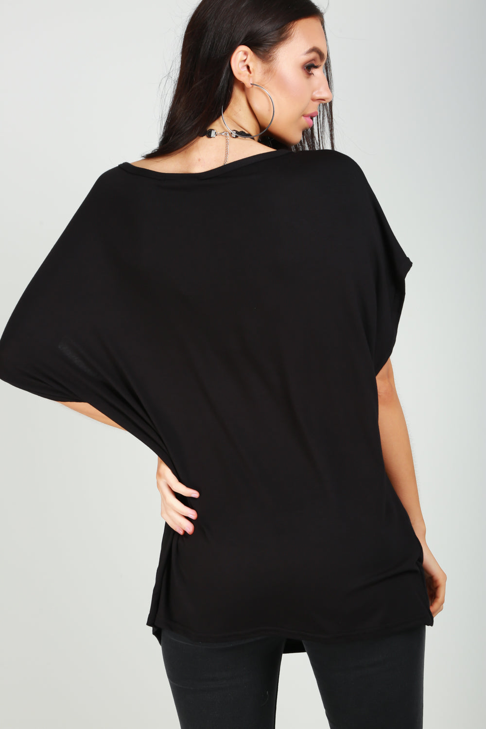 Lily Christmas Printed Batwing T Shirt