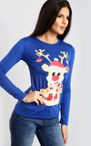 Emily Reindeer Tree Bells Christmas T Shirt
