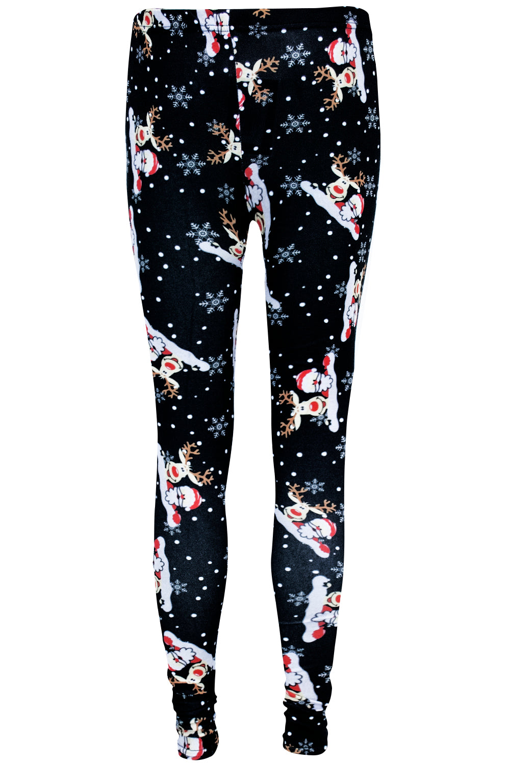 Lily Christmas Rudolph Santa Wall Leggings