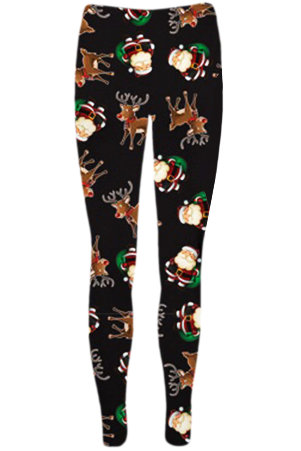 Lily Christmas Rudolph Santa Wall Leggings