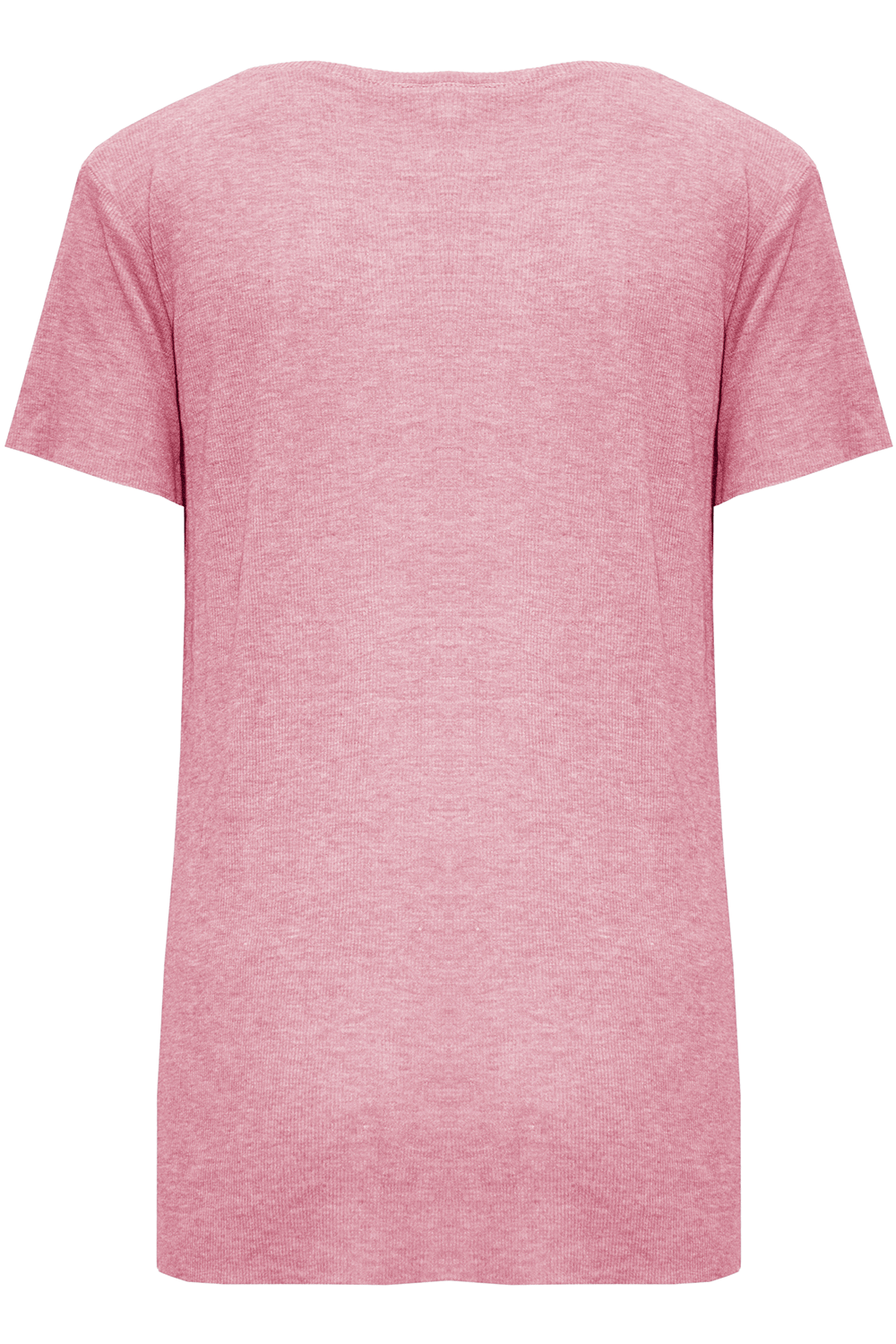 Ava V Neck Baggy Hi Lo Basic T Shirt