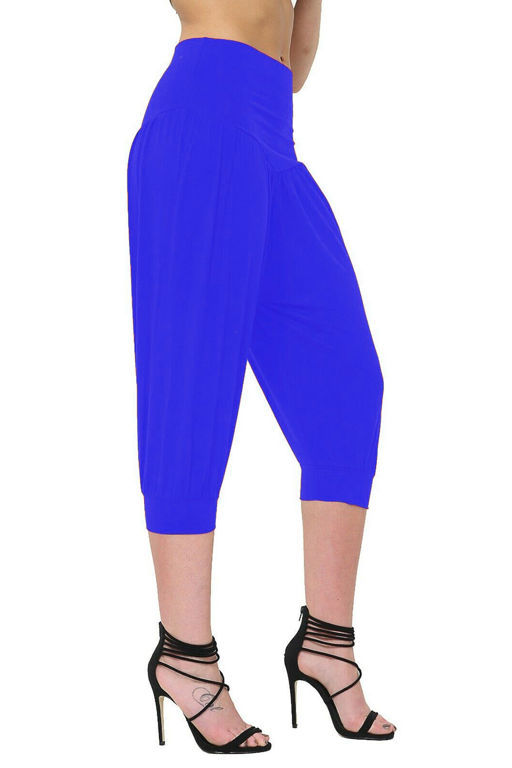 Lola 3/4 Length Ali Baba Plain Harem Pants