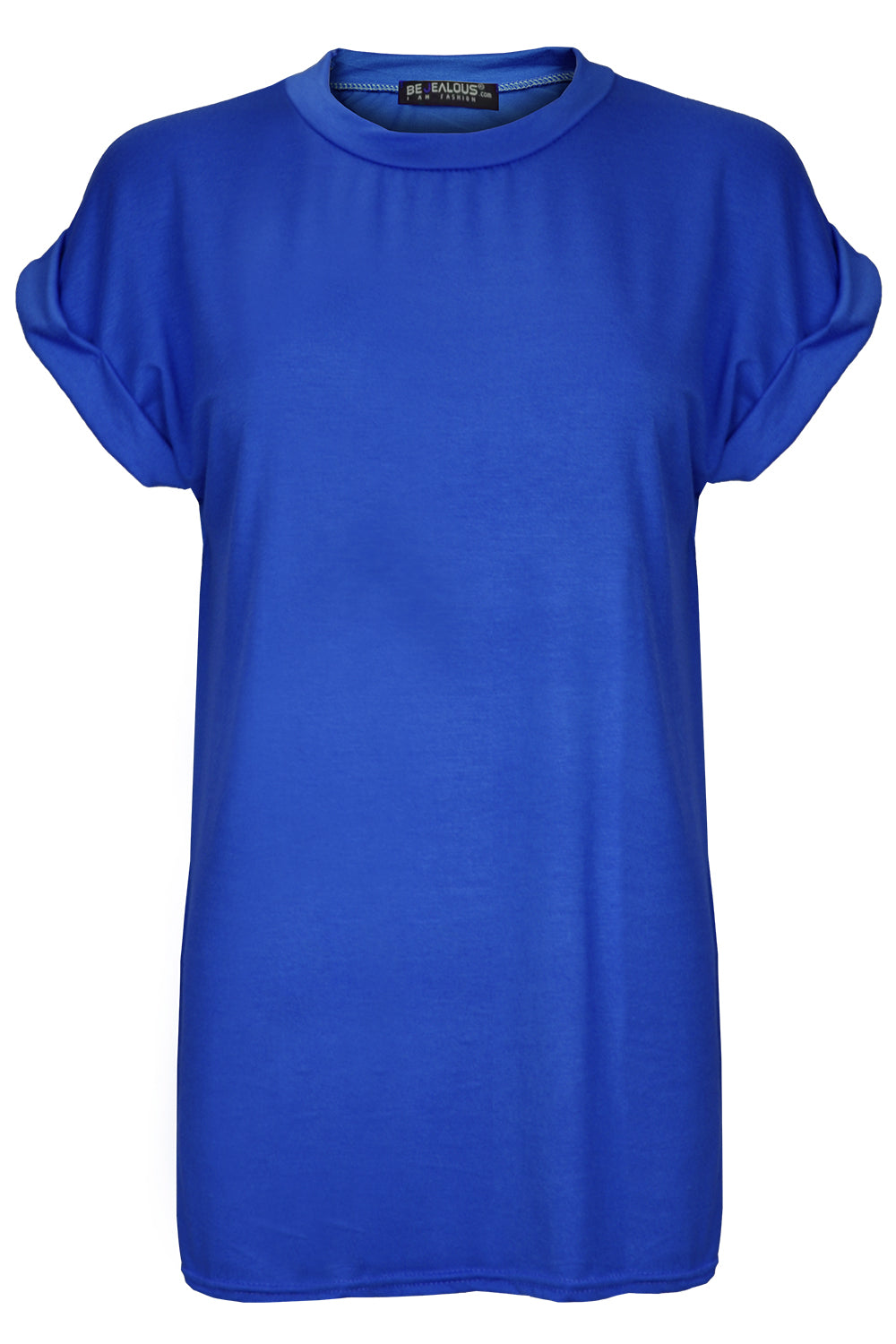 Hannah Roll Sleeve Oversized Jersey Tshirt