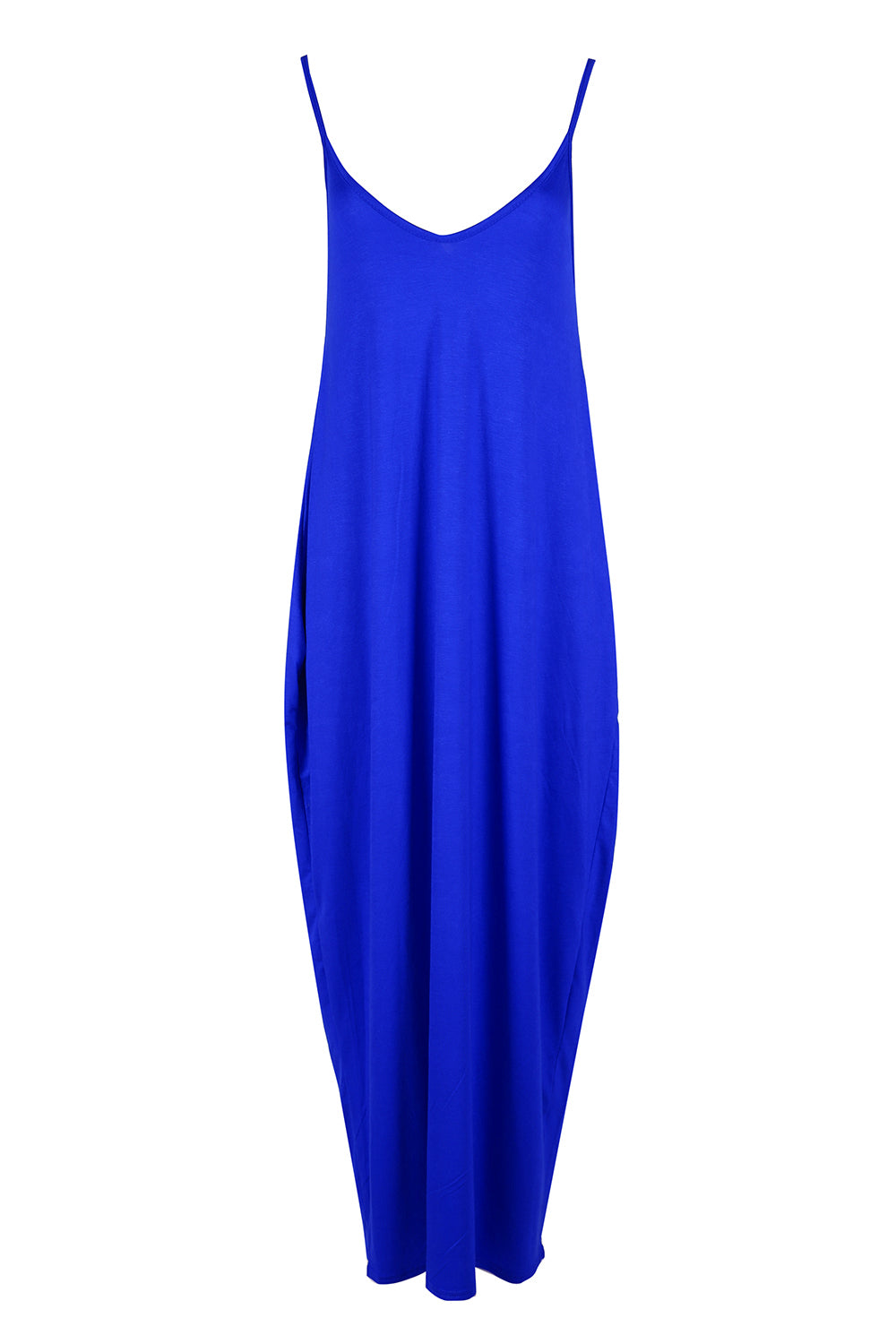 Lola Strappy Draped Jersey Maxi Dress