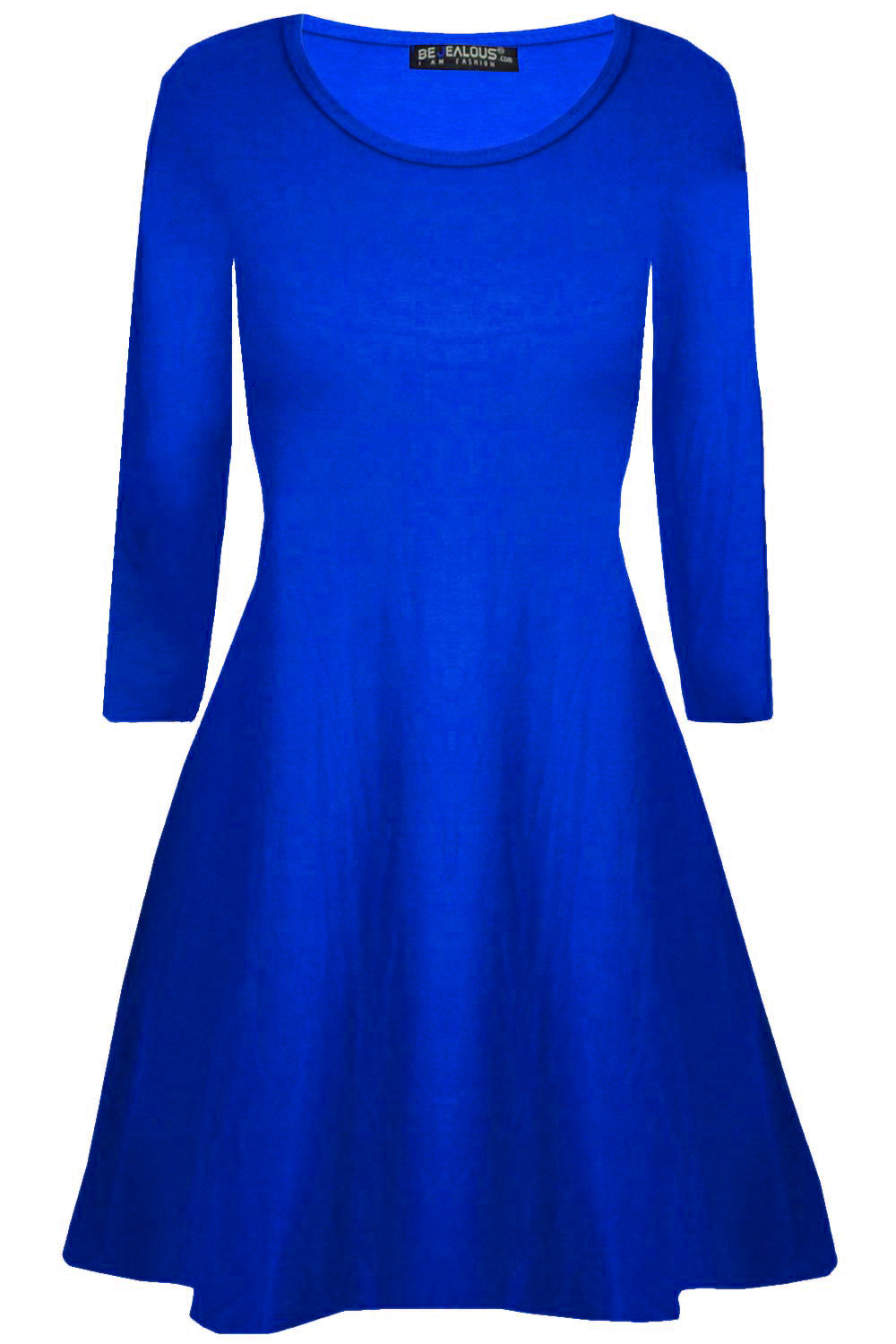 Lottie Plus Long Sleeve Mini Swing Dress