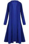 Grace Long Sleeve Open Front Midi Jacket