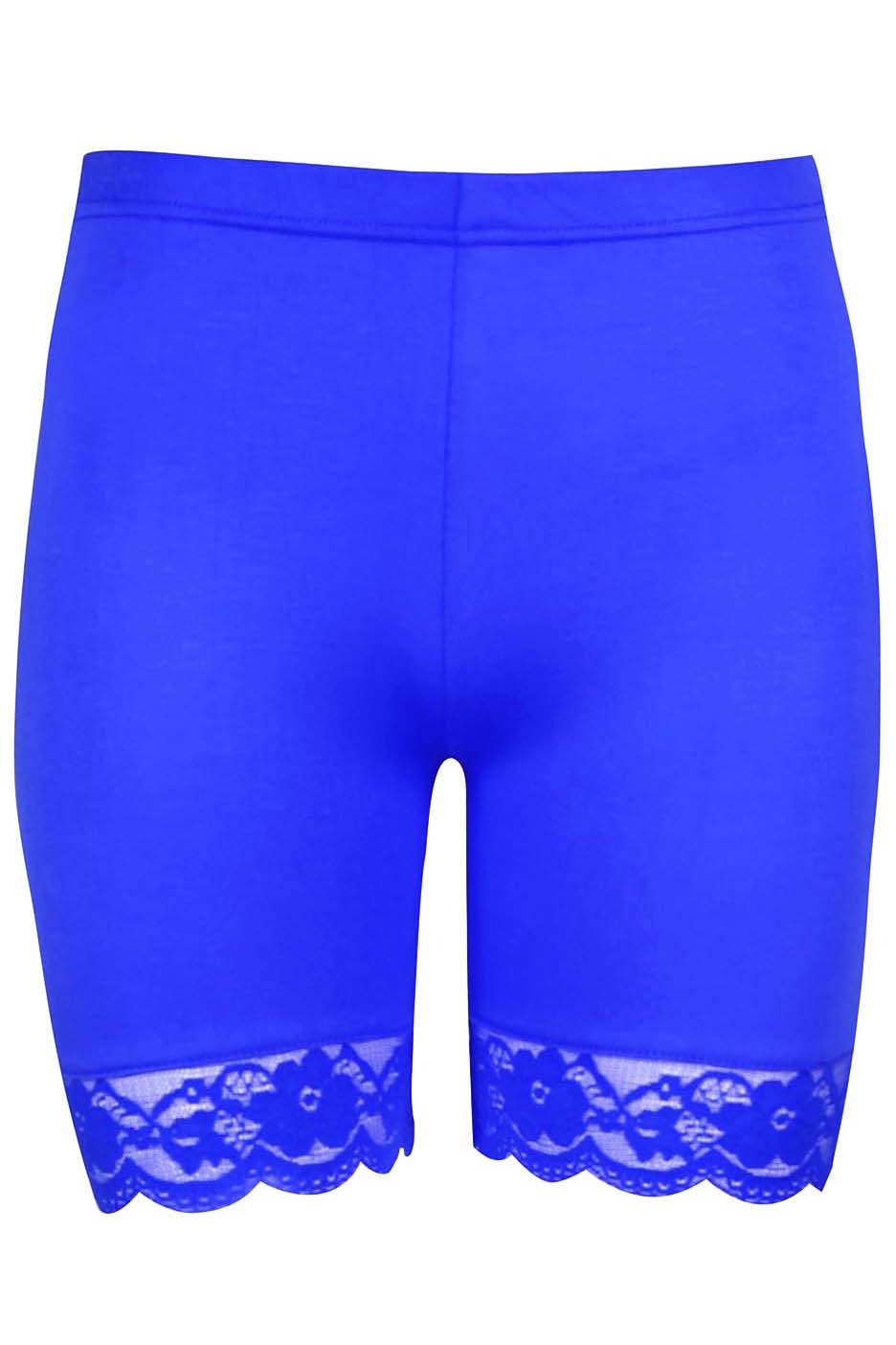 Zoe Lace Trim Basic Jersey Cycling Shorts