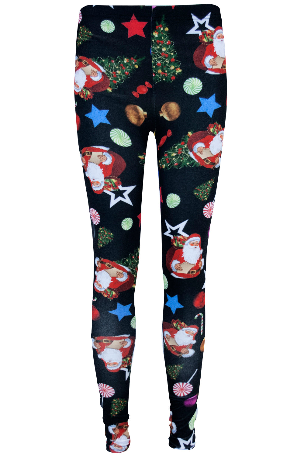 Lily Christmas Rudolph Santa Wall Leggings