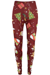 Isla Santa Christmas Reindeer Snowman Leggings