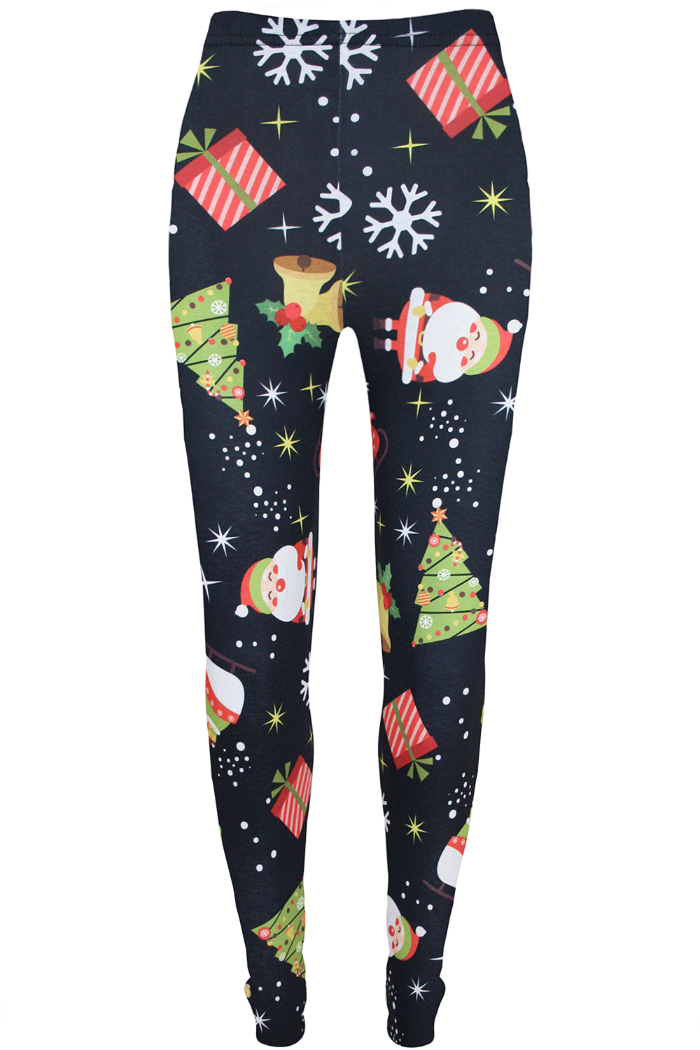 Isla Santa Christmas Reindeer Snowman Leggings