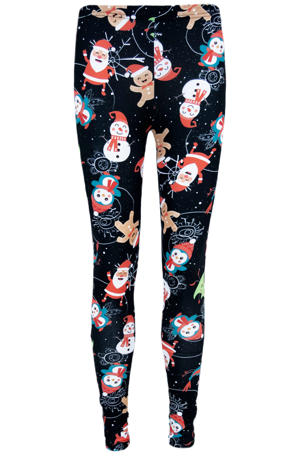 Lily Christmas Rudolph Santa Wall Leggings