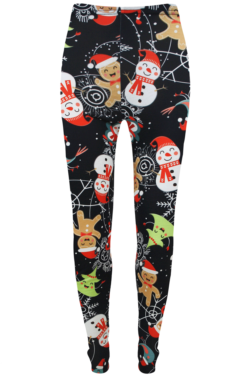 Isla Santa Christmas Reindeer Snowman Leggings