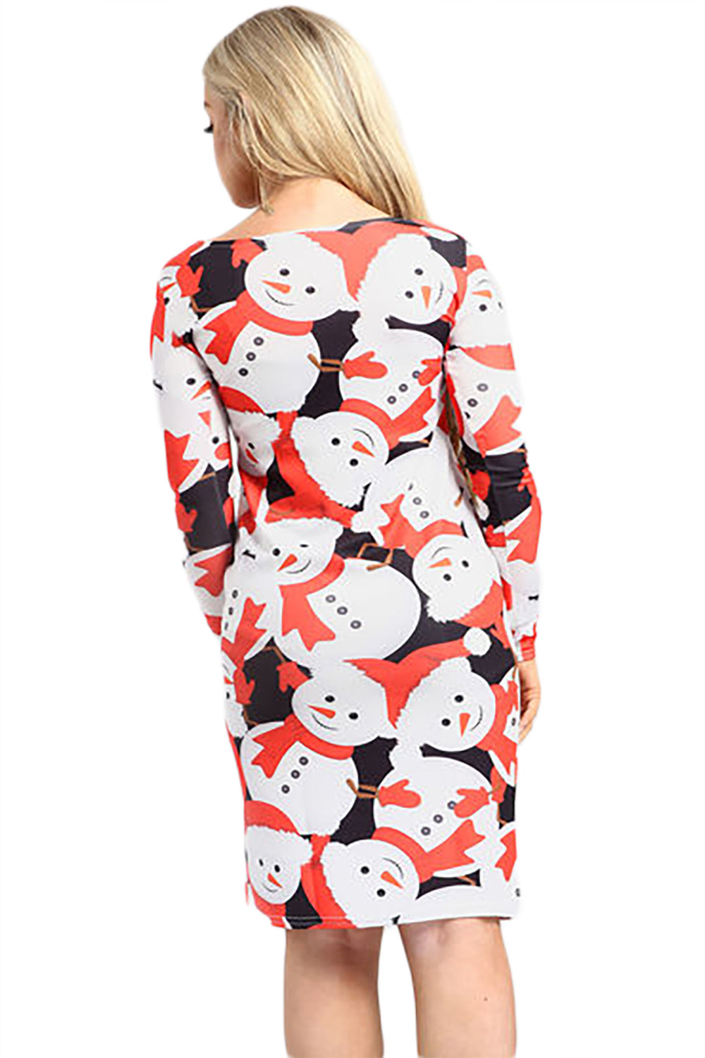 Isla Christmas Santa Reindeer Snowman Hat Tree Bodycon Dress