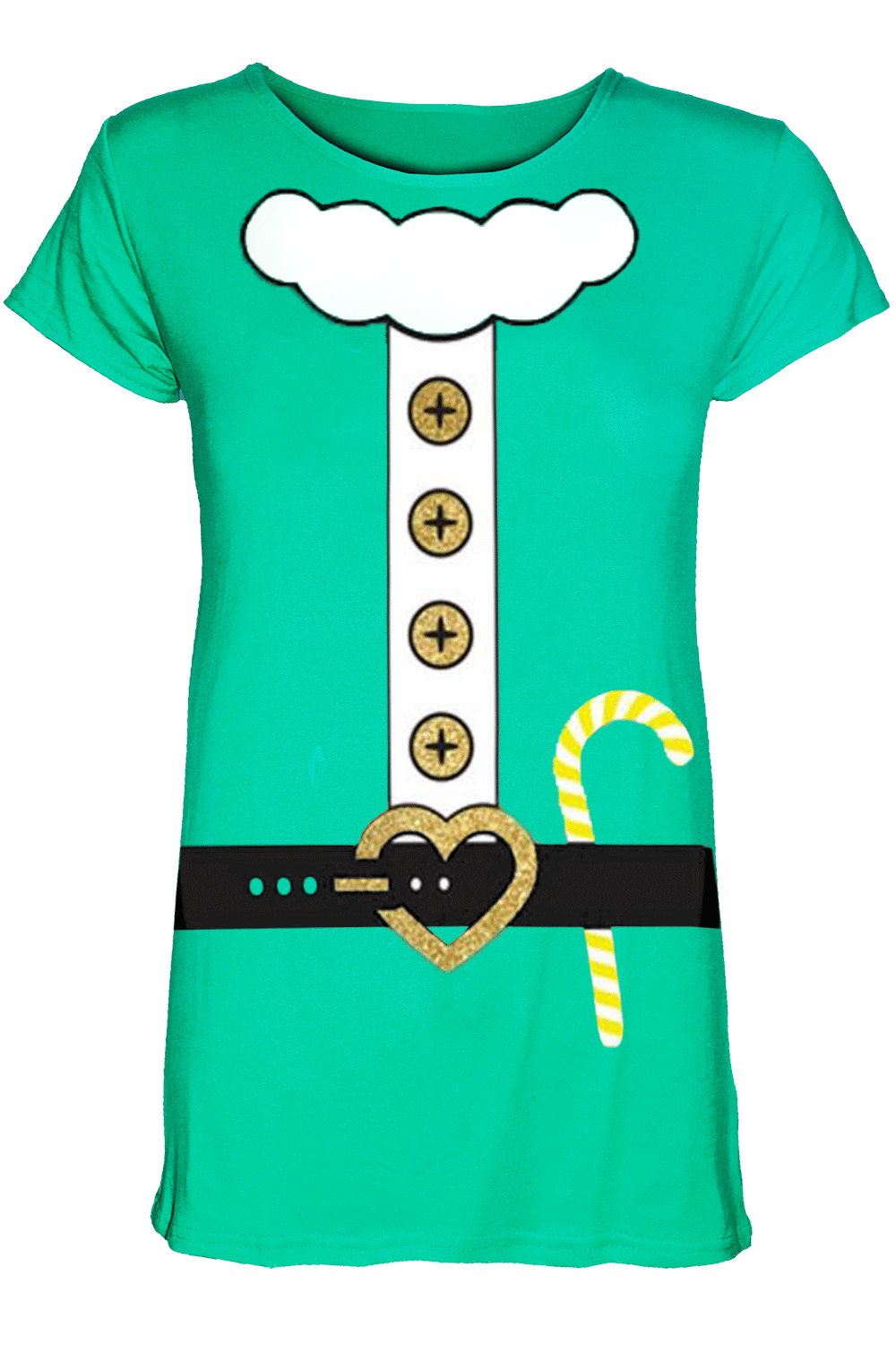 Christmas Costume Graphic Print Tshirt