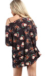 Mia Gift Tree Bells Christmas Baggy T Shirt