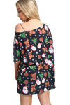 Mia Gift Tree Bells Christmas Baggy T Shirt