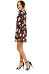 Lily Santa Gifts Christmas Print Swing Dress