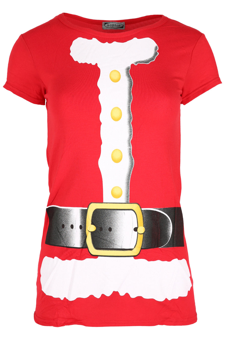 Short Sleeve Santa Costume Xmas Tshirt - bejealous-com